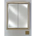 Afina Corporation Afina Corporation DD2430RELGGD 24 in.x 30 in.Recessed Double Door Cabinet - Elegance Gold DD2430RELGGD